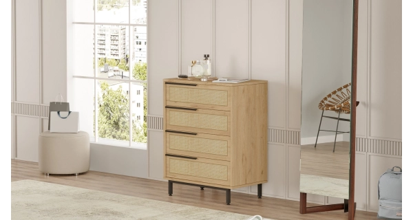 Komoda VELVON typ 4, vlašský ořech/dub