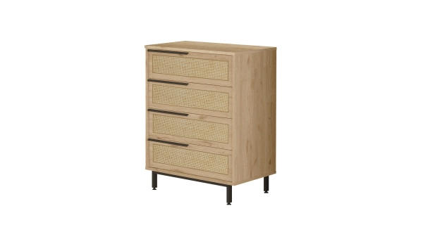 Komoda VELVON typ 4, vlašský ořech/dub