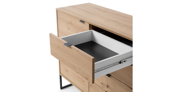 Komoda VEREL 1D4S, dub artisan