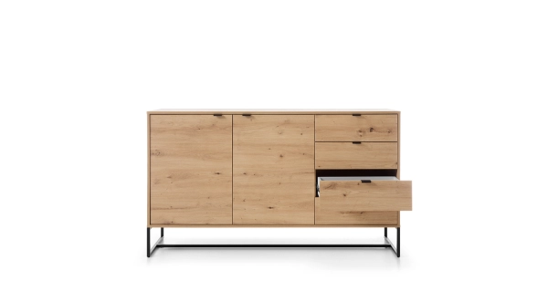 Komoda VEREL 2D4S, dub artisan