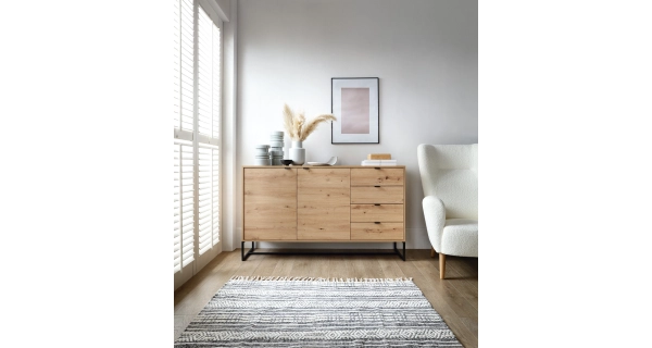 Komoda VEREL 2D4S, dub artisan