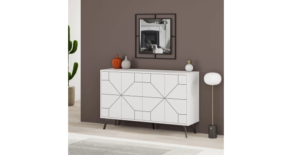 Komoda WALTRON, bílá