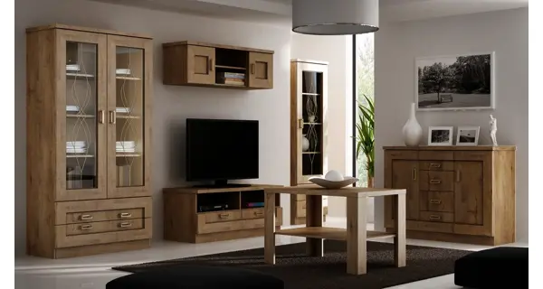 Konferenční stolek ACHAO 120, dub stoletý