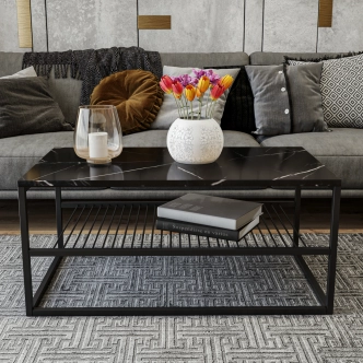 Konferenční stolek AJUMBA, černá