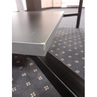 Konferenční stolek ALIBABA, antracit/černá - II. jakost, POUZE OSOBNÍ ODBĚR