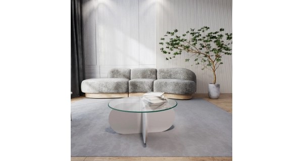 Konferenční stolek AMELIE, bílá