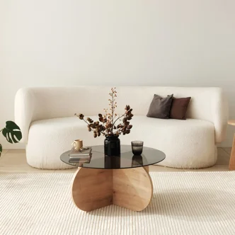 Konferenční stolek AMELIE, dub kouřový