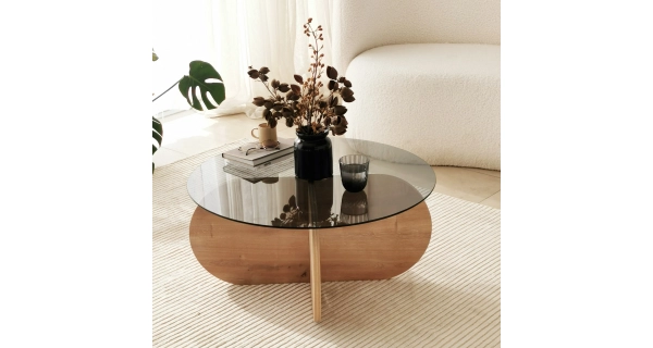 Konferenční stolek AMELIE, dub kouřový