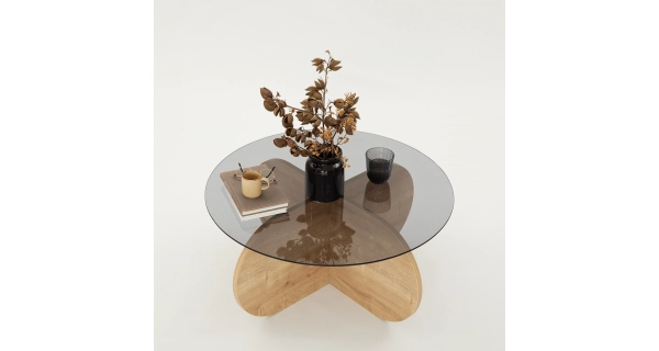 Konferenční stolek AMELIE, dub kouřový