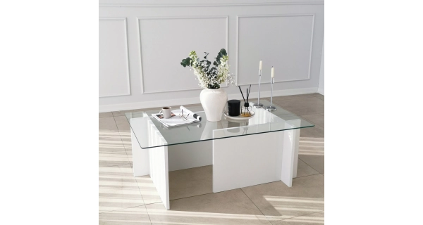 Konferenční stolek ARMANDO, bílá