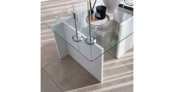 Konferenční stolek ARMANDO, bílá