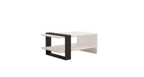 Konferenční stolek ATINA, antracit/bílá