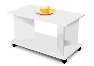 Konferenční stolek BARKA, bílý