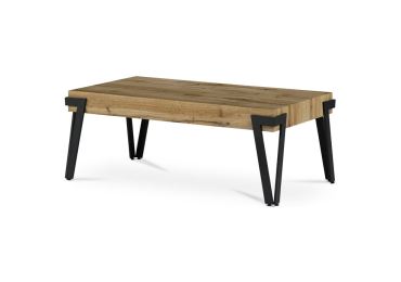 Konferenční stolek BATES, divoký dub/černý mat 