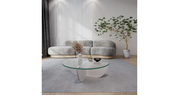 Konferenční stolek BENUA, bílá