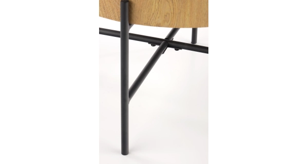 Konferenční stolek BIJOU 2, dub/černá