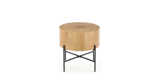 Konferenční stolek BIJOU 2, dub/černá