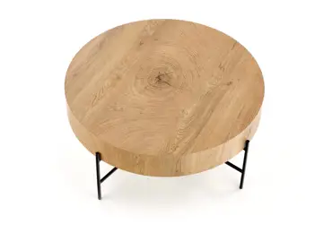 Konferenční stolek BIJOU, dub/černá