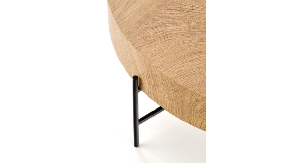 Konferenční stolek BIJOU, dub/černá