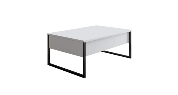 Konferenční stolek BILLY, bílá/černá