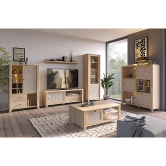 Konferenční stolek BOGUTA 1S, jackson hickory/amadeus 