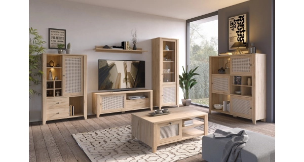 Konferenční stolek BOGUTA 1S, jackson hickory/amadeus 