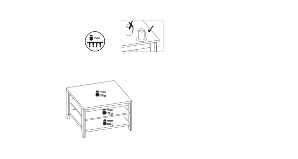 Konferenční stolek BOGUTA, jackson hickory 