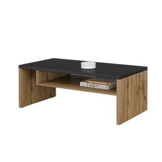 Konferenční stolek BONIFACIO, dub wotan/černá