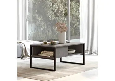 Konferenční stolek BRINI, stříbrná