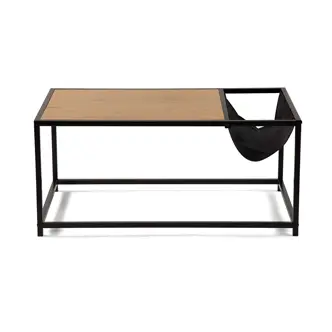 Konferenční stolek CAREK, přírodní/kov