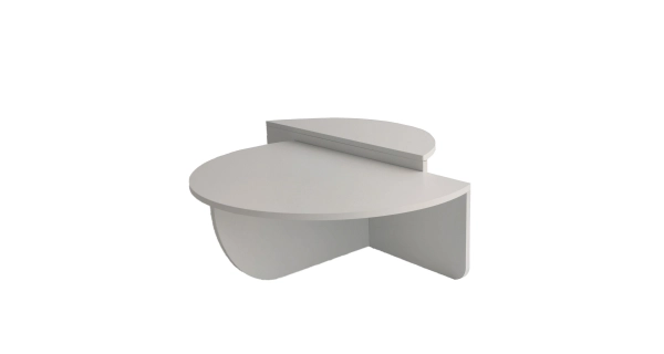 Konferenční stolek CARICA, bílá