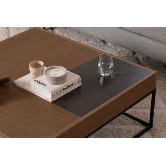 Konferenční stolek CENMAR, vlašský ořech