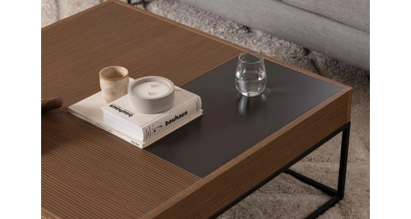 Konferenční stolek CENMAR, vlašský ořech