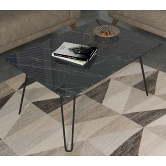 Konferenční stolek CEPA, mramor černý