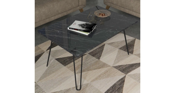 Konferenční stolek CEPA, mramor černý