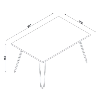 Konferenční stolek CEPA, vlašský ořech