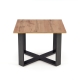Konferenční stolek CHARVI, dub wotan/černá