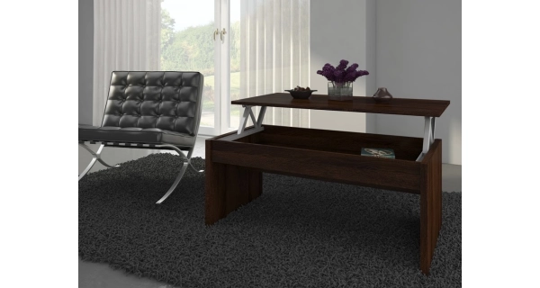 Konferenční stolek CHIMION, dub sonoma tmavý, 5 let záruka