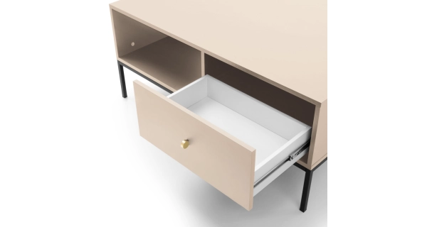 Konferenční stolek CORANICA, béžová