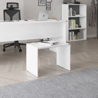 Konferenční stolek CORNO, bílý