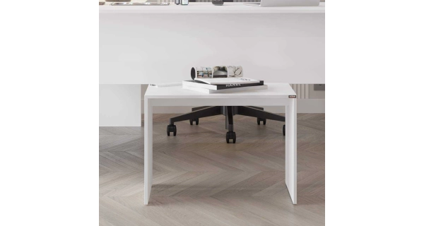 Konferenční stolek CORNO, bílý