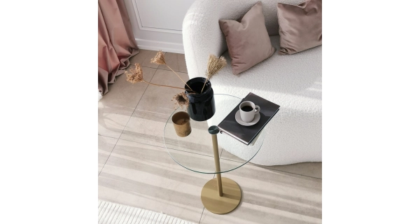 Konferenční stolek CREDO, zlatá