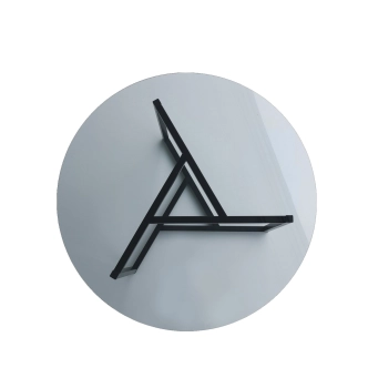 Konferenční stolek DARIEL, černá/kouřové sklo