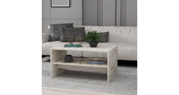 Konferenční stolek DARNIL, mramor