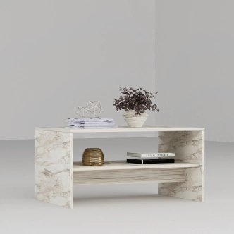Konferenční stolek DARNIL, mramor