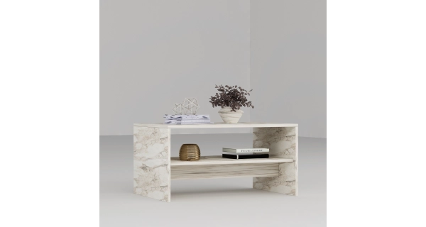 Konferenční stolek DARNIL, mramor