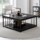 Konferenční stolek DISTLER, antracit/černá