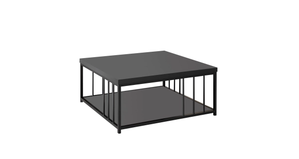 Konferenční stolek DISTLER, antracit/černá