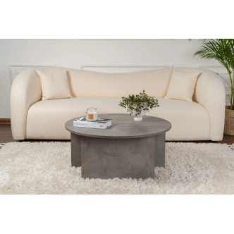 Konferenční stolek DRIVER, betonově šedá