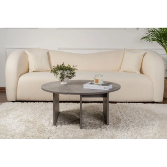 Konferenční stolek DRIVER, betonově šedá